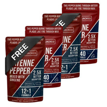 GetJacked Cayenne Softgels + FREE Beetroot Capsules*