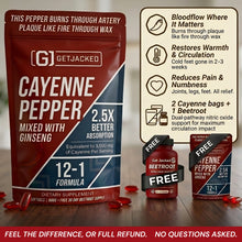 GetJacked Cayenne Softgels + FREE Beetroot Capsules*