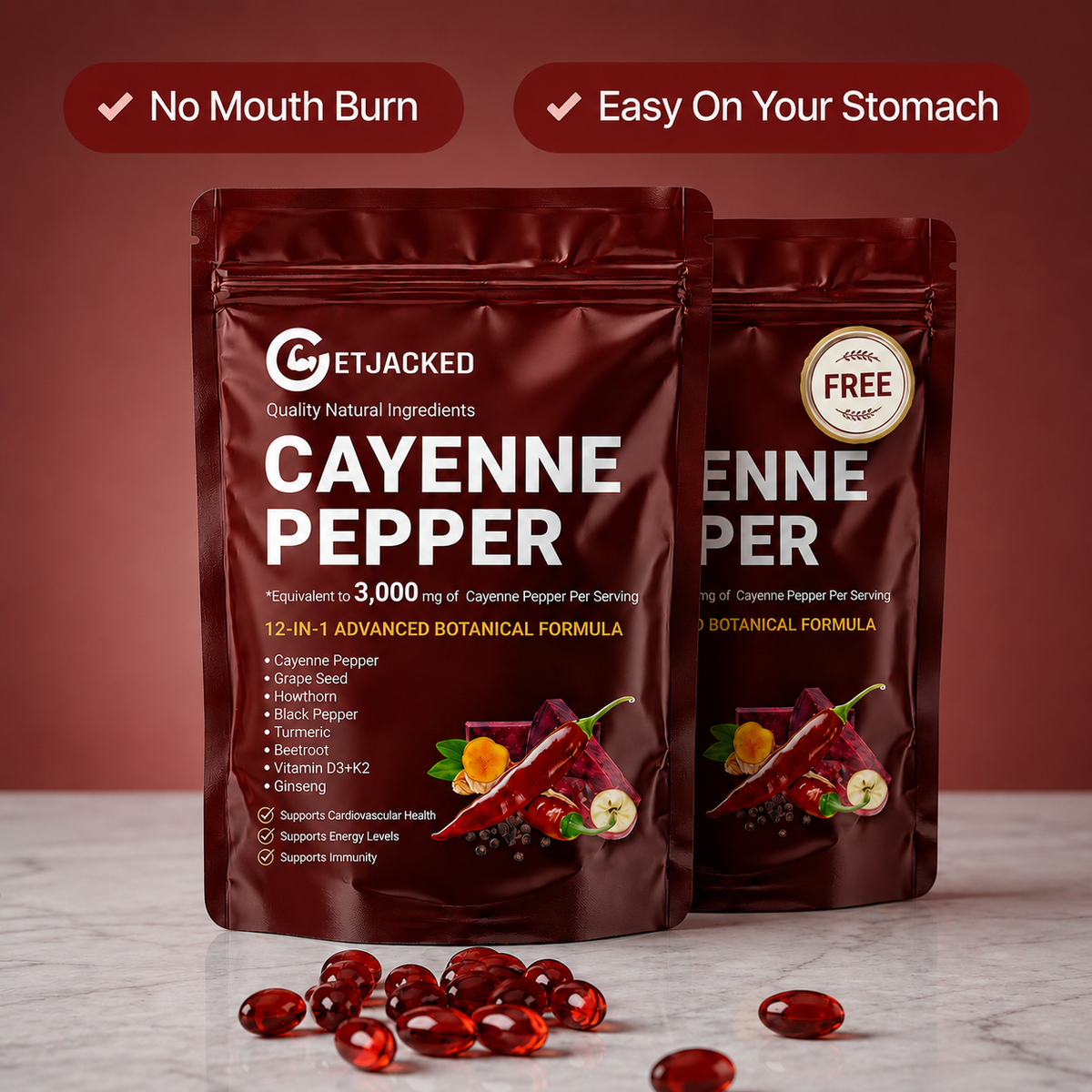 Cayenne Pepper | Aged Garlic + CoQ10