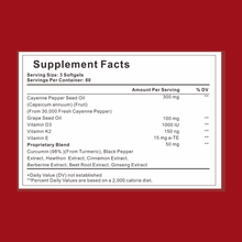 Support Vascular Function with GetJacked Cayenne Softgels Buy 2 Get 2 Free