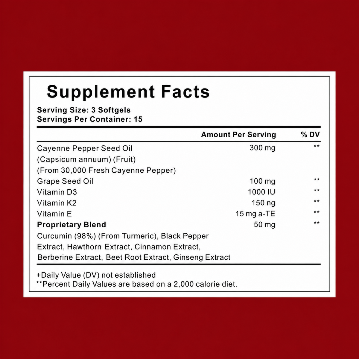 Support Vascular Function with GetJacked Cayenne Softgels
