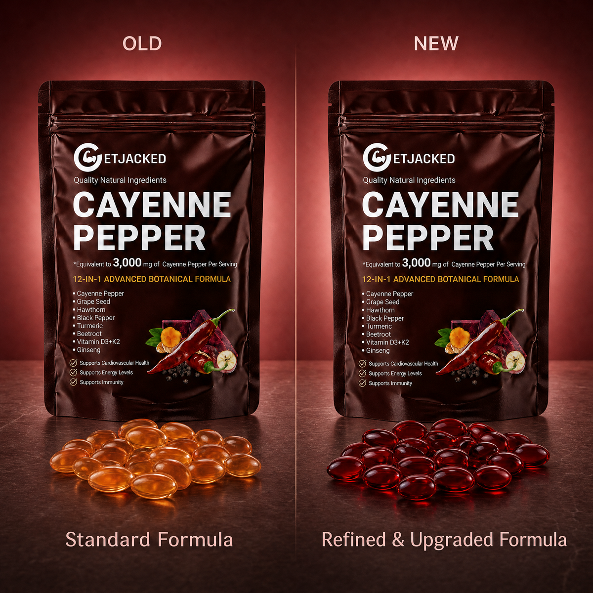 Cayenne Pepper | Aged Garlic + CoQ10