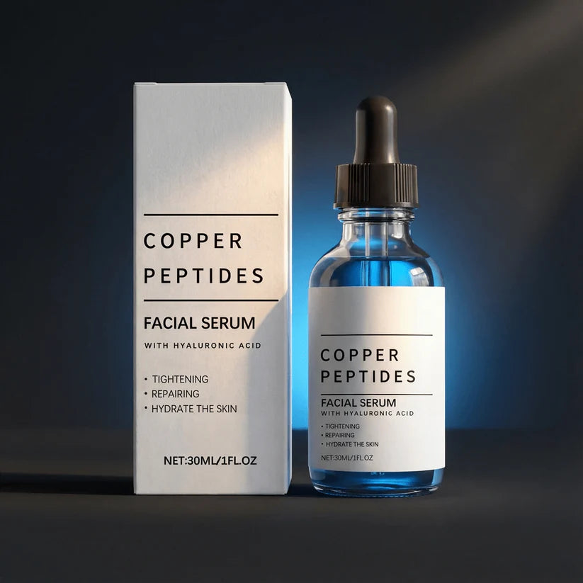 GHK-Cu and Hyaluronic Acid Anti-Aging Facial Serum